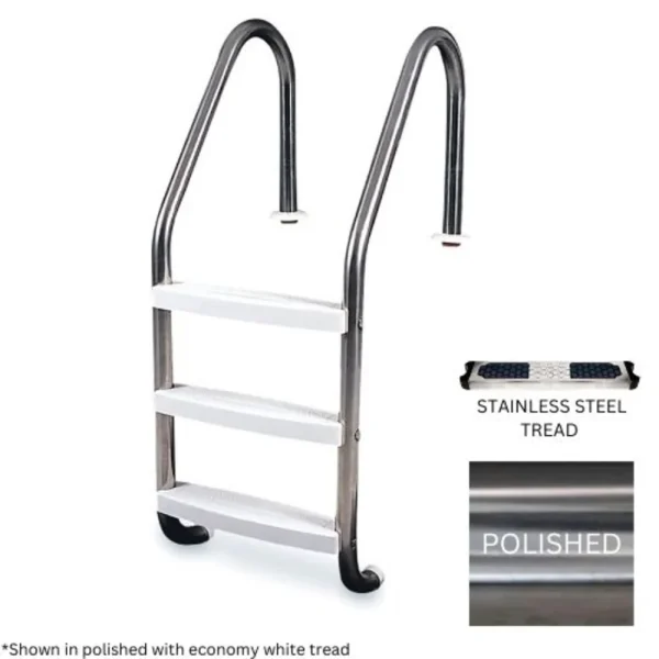 Global GPP-LD-E49-3ST-SS-SST Economy Ladder .049 with Stainless Steel ...